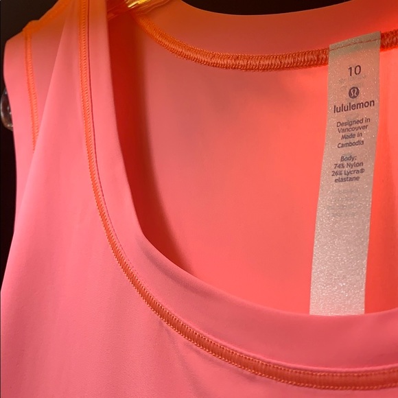 LULULEMON SZ 10 SOLE TRAINING TANK BNWT - Picture 8 of 9